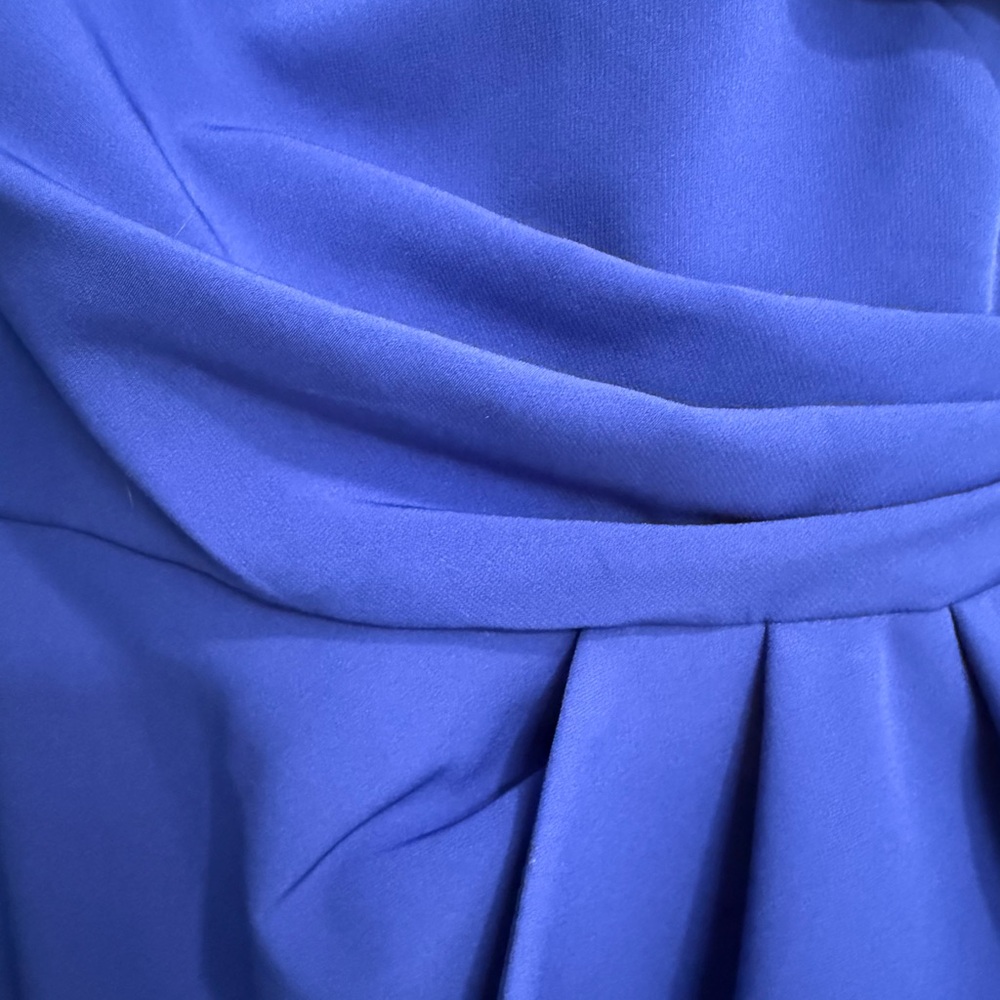 Eliza J NEW WITH TAGS Royal Blue Off-Shoulder Gown - Size 0 - Picture 7 of 8